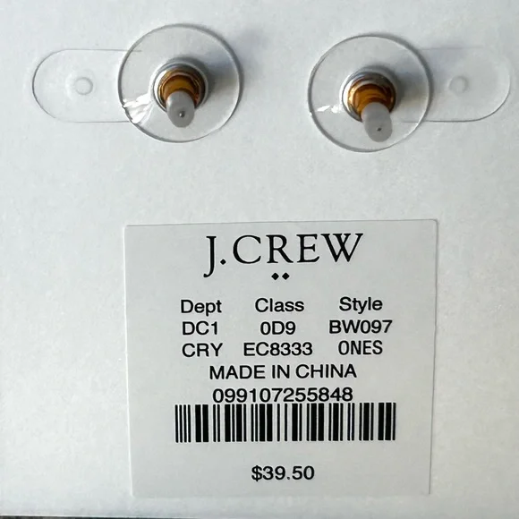 🌸J. Crew Dainty Tennis Drop Earrings - Picture 5 of 6